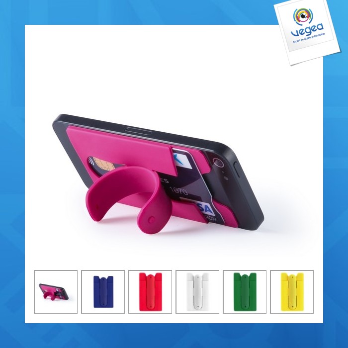 Credit card case and smartphone holder