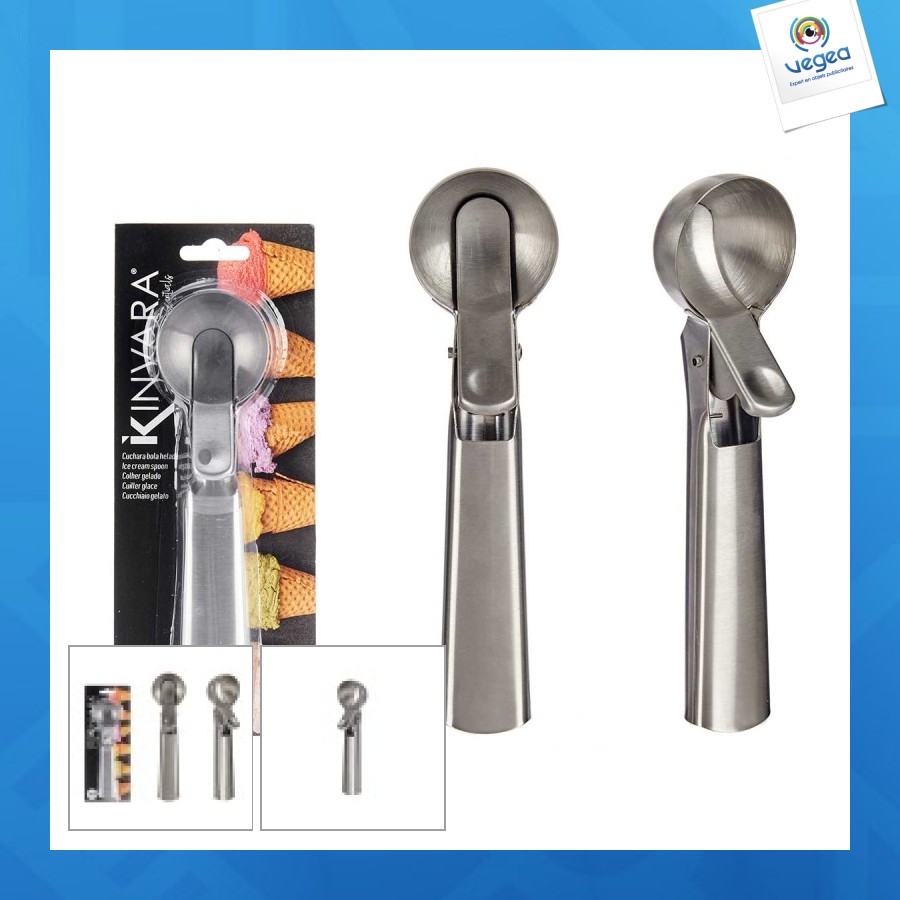 Cuillère à glace e en acier