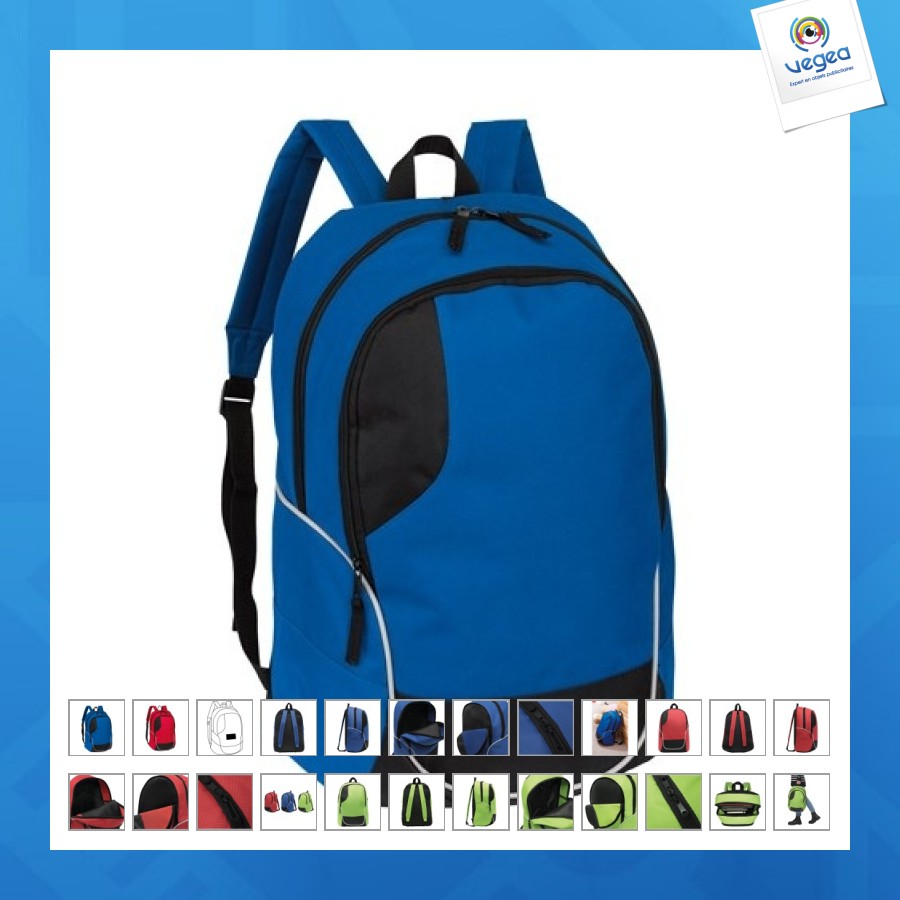 Curved backpack 