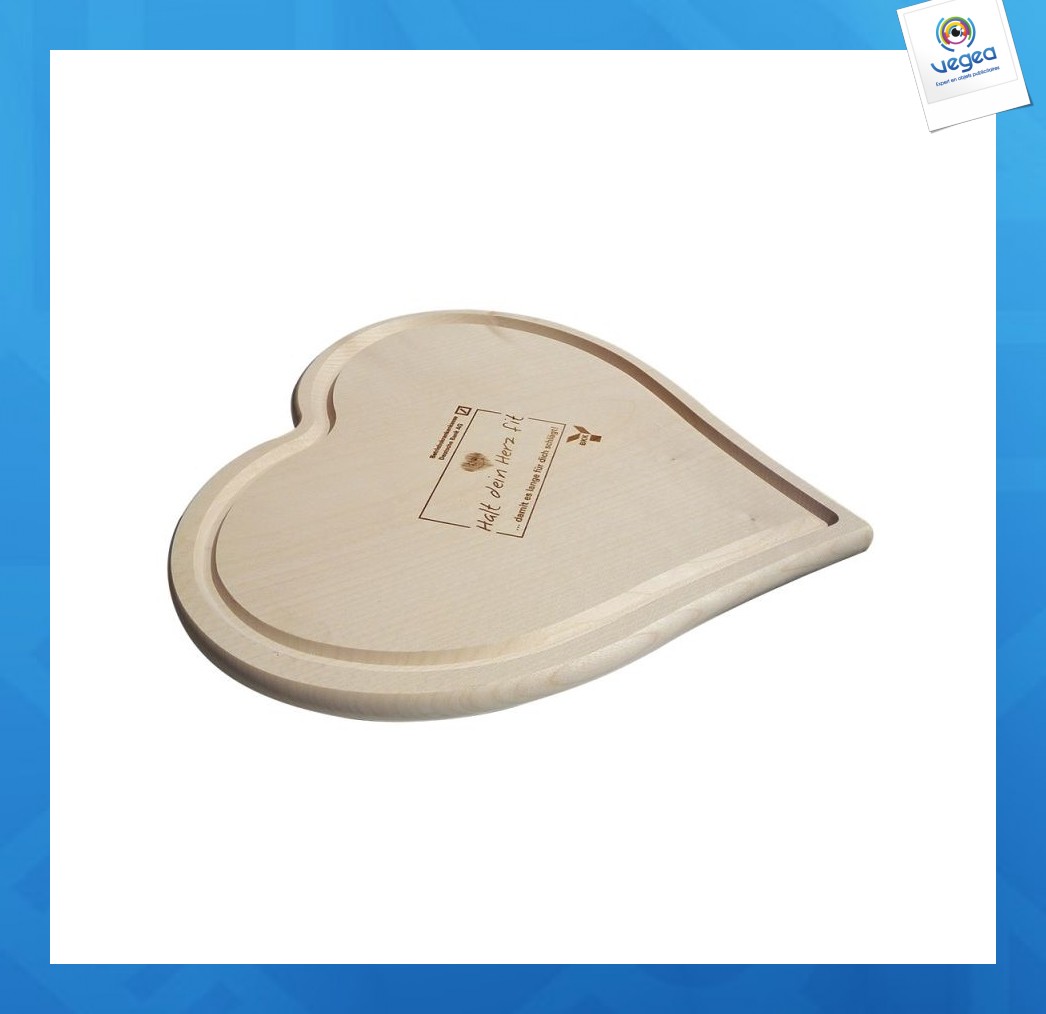 Cutting board heart - small size