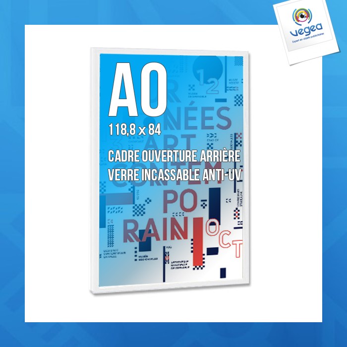 Deco a0 frame colour white