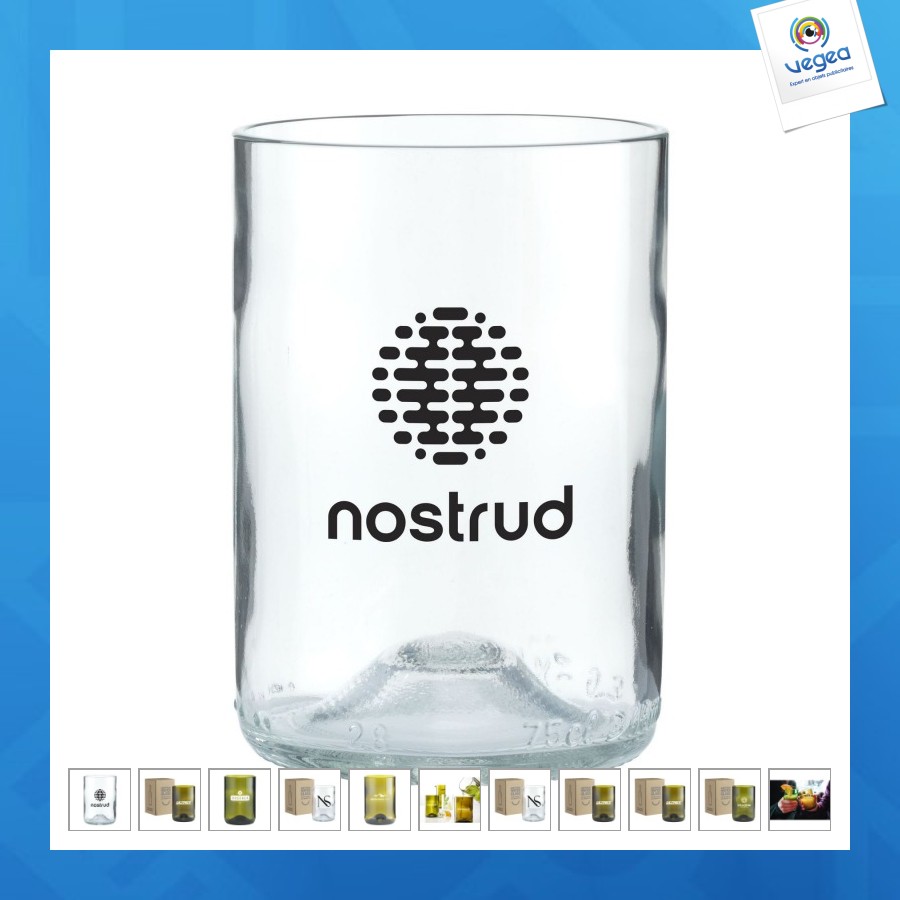 Design glass wine bottle