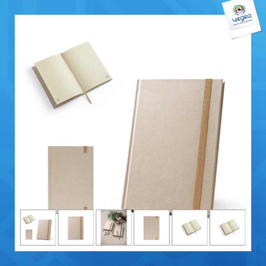 Dickinson. a5 notepad in 88% sugarcane paper with lined pages