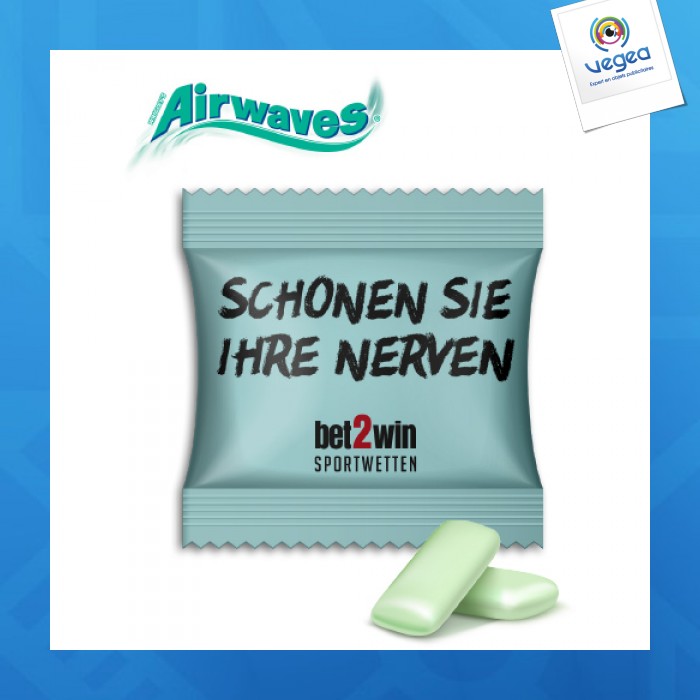 Double airwaves chewing gum bag