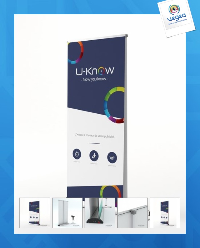 Double sided roll-up winder 85x200cm