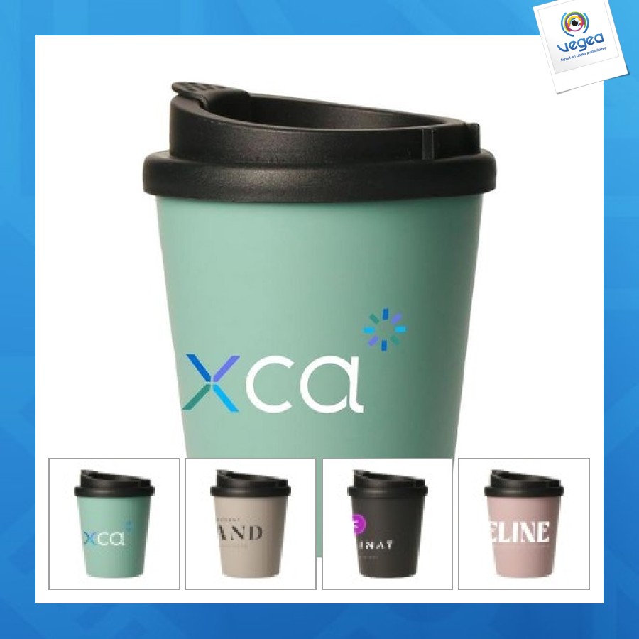 Double wall mug 250 ml in bioplastic