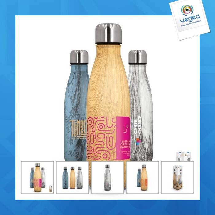 Double-walled stainless steel bottle 50 cl