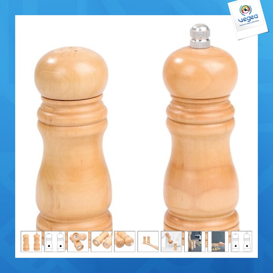 Duo spice salt and pepper mill set