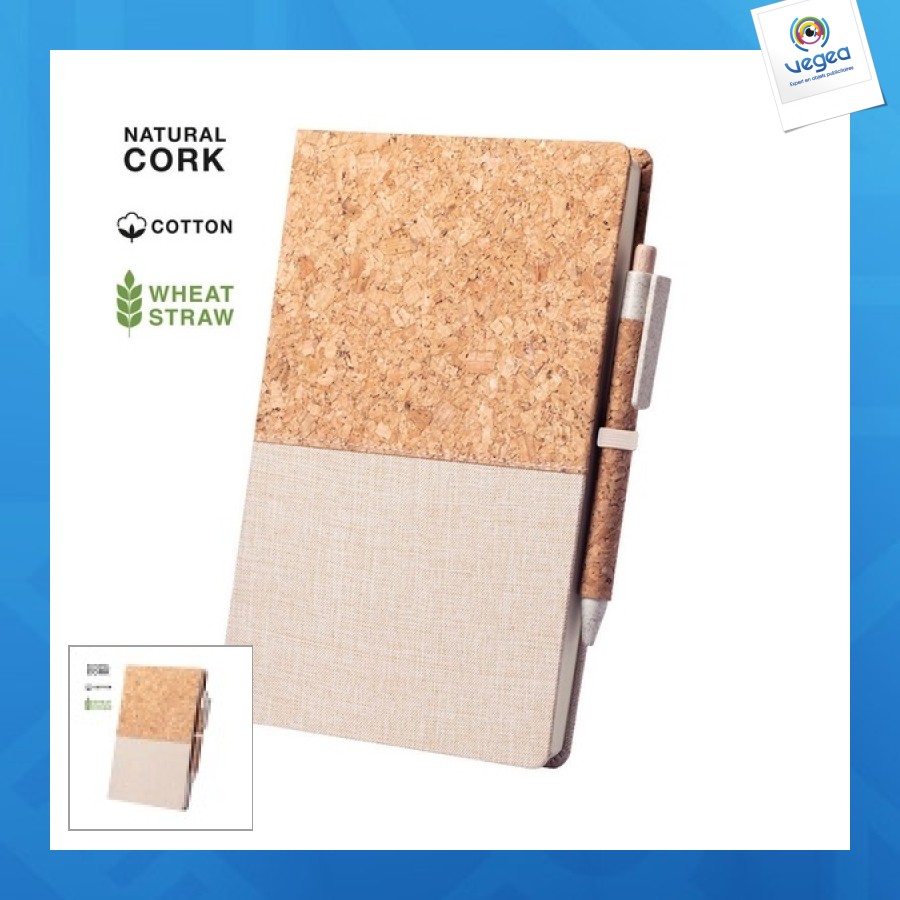 Eco-friendly a5 notebook with pen