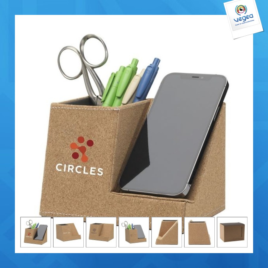 Ecork pen holder wireless charger pen holder