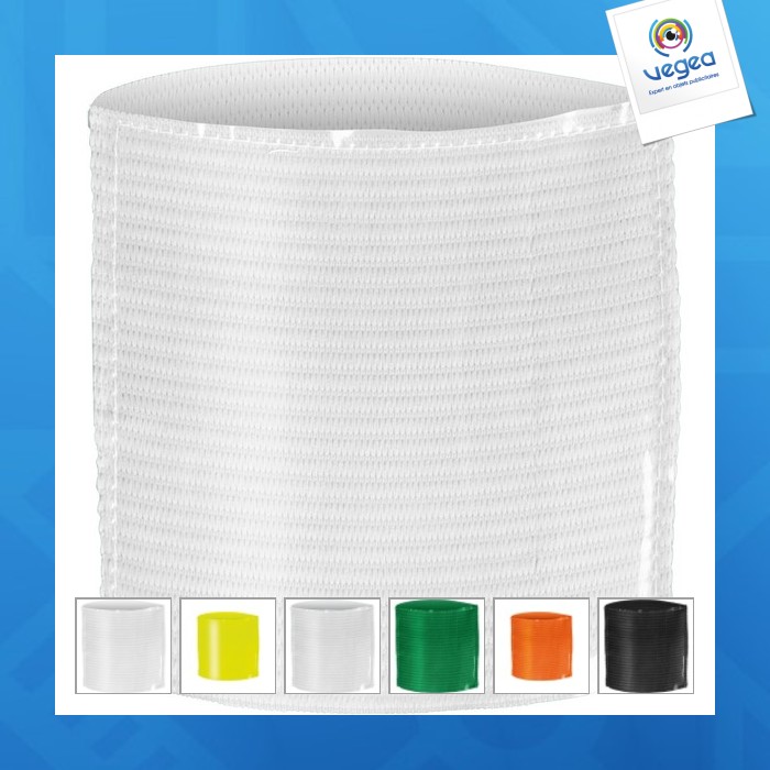 Elastic cuff with label