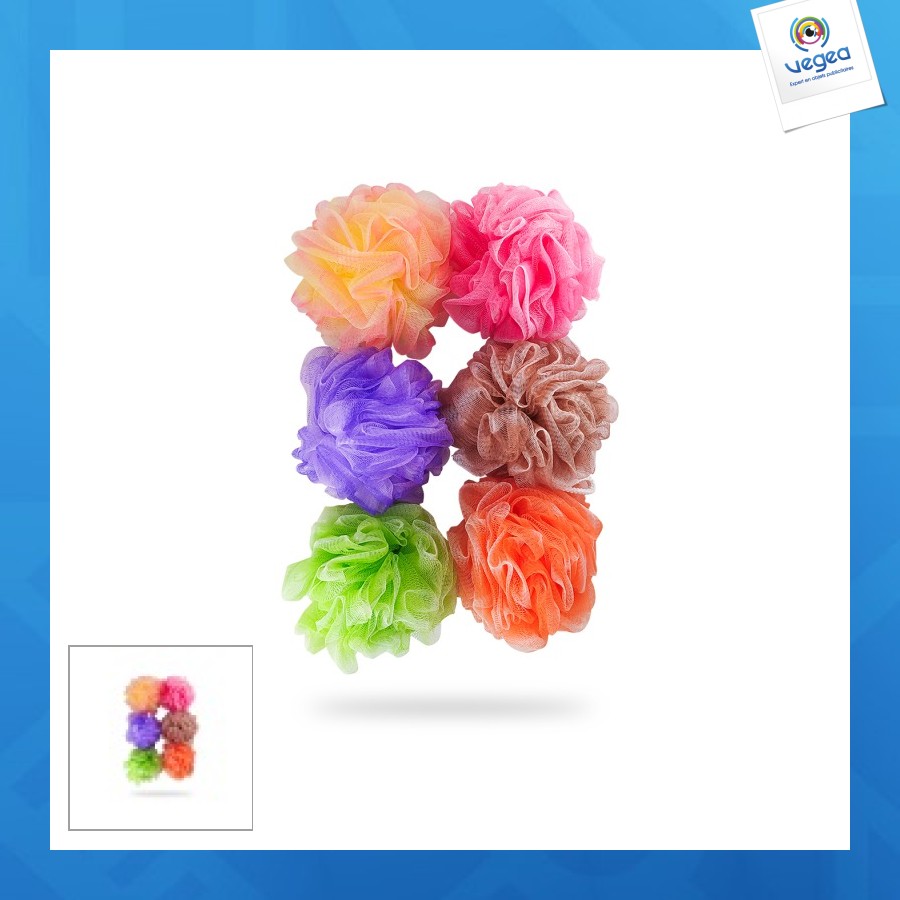 éponge de douche en maille 50gr