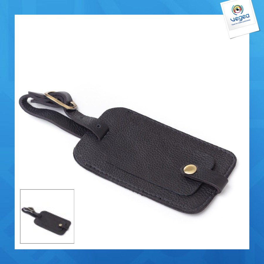 Etiquette de voyage cuir ana