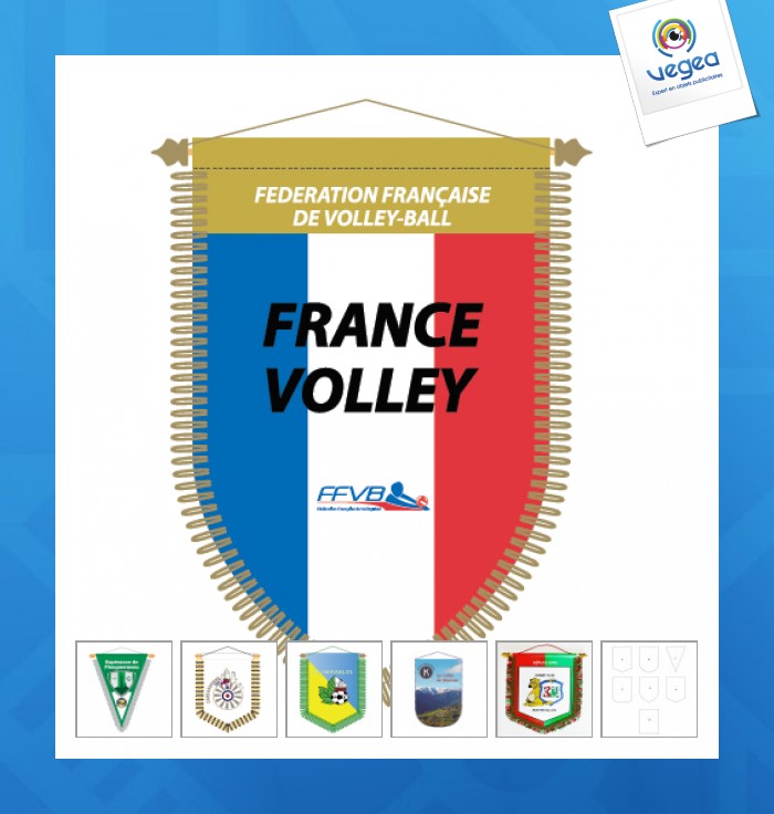 Exchange pennant 18x25cm