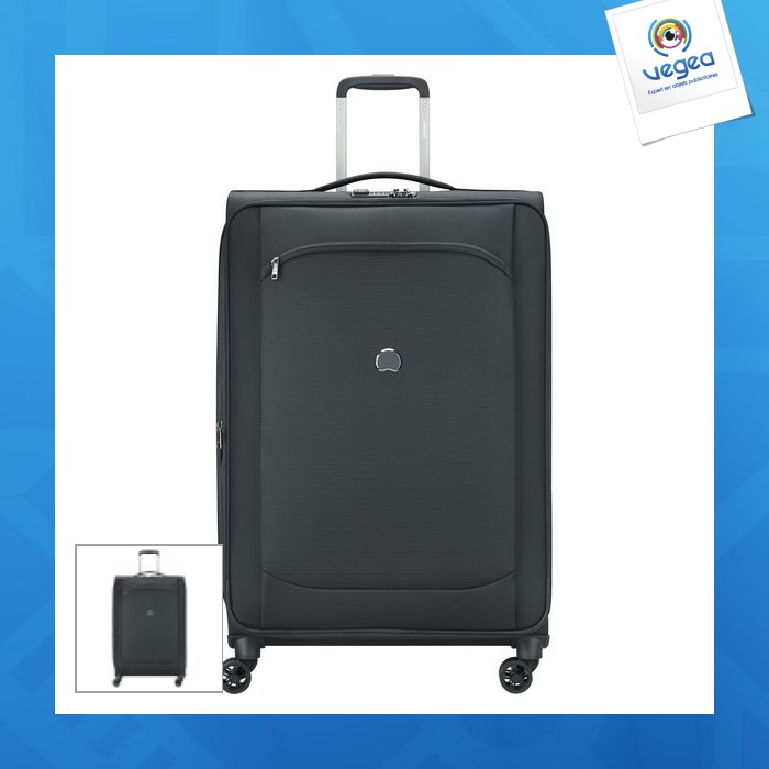 Expandable trolley case 4 double wheels 78 cm