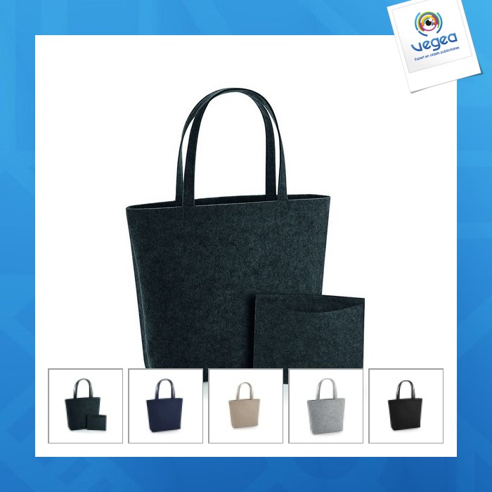 Felt shopper - felt shopping bag