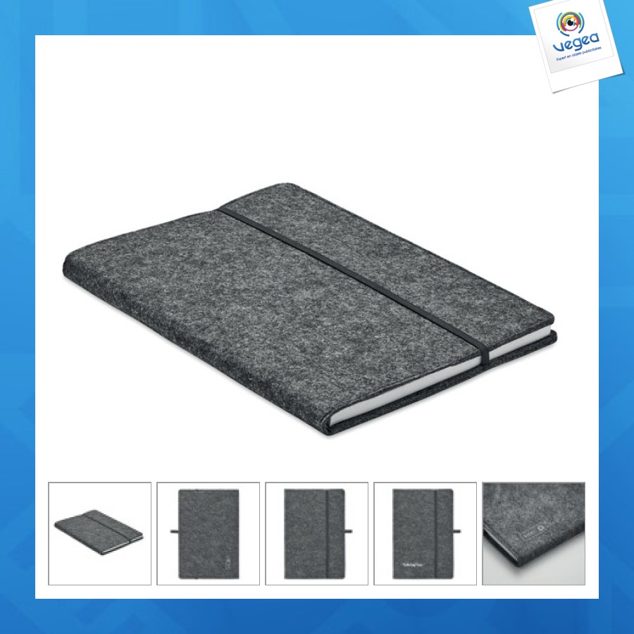 Feltbook - a5 felt notebook rpet