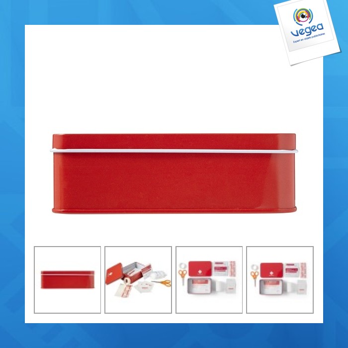 First aid kit in metal box First aid kit in metal box