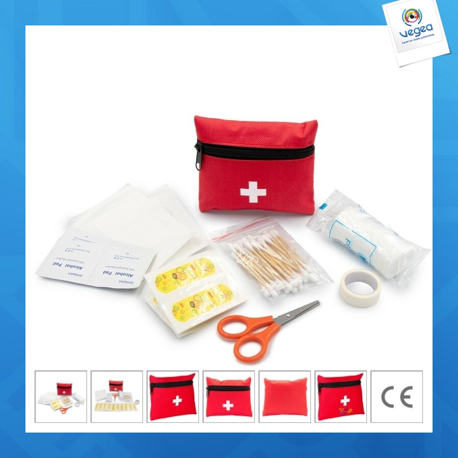 First aid kit in pouch, 7 pcs - holden