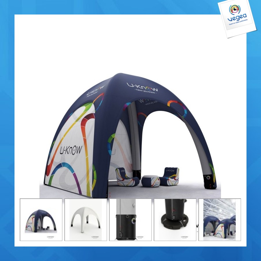 Flat tent 6x6m