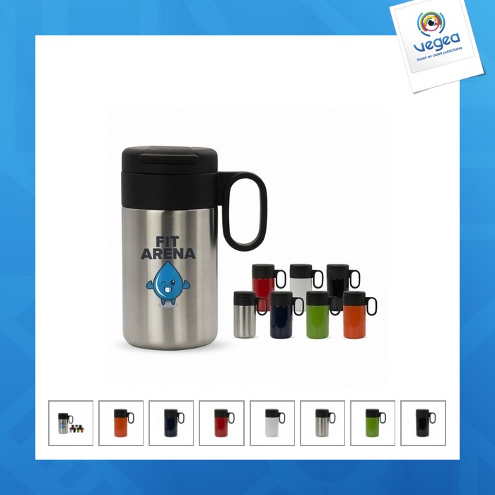 Flow insulated mug with handle 250ml
