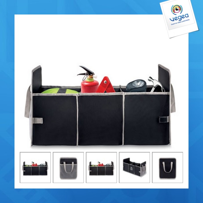 Foldable car organizer