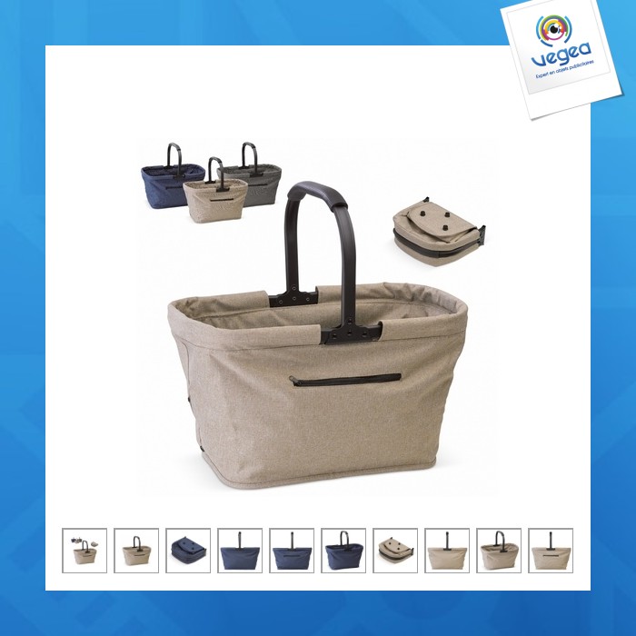 Foldable picnic basket 