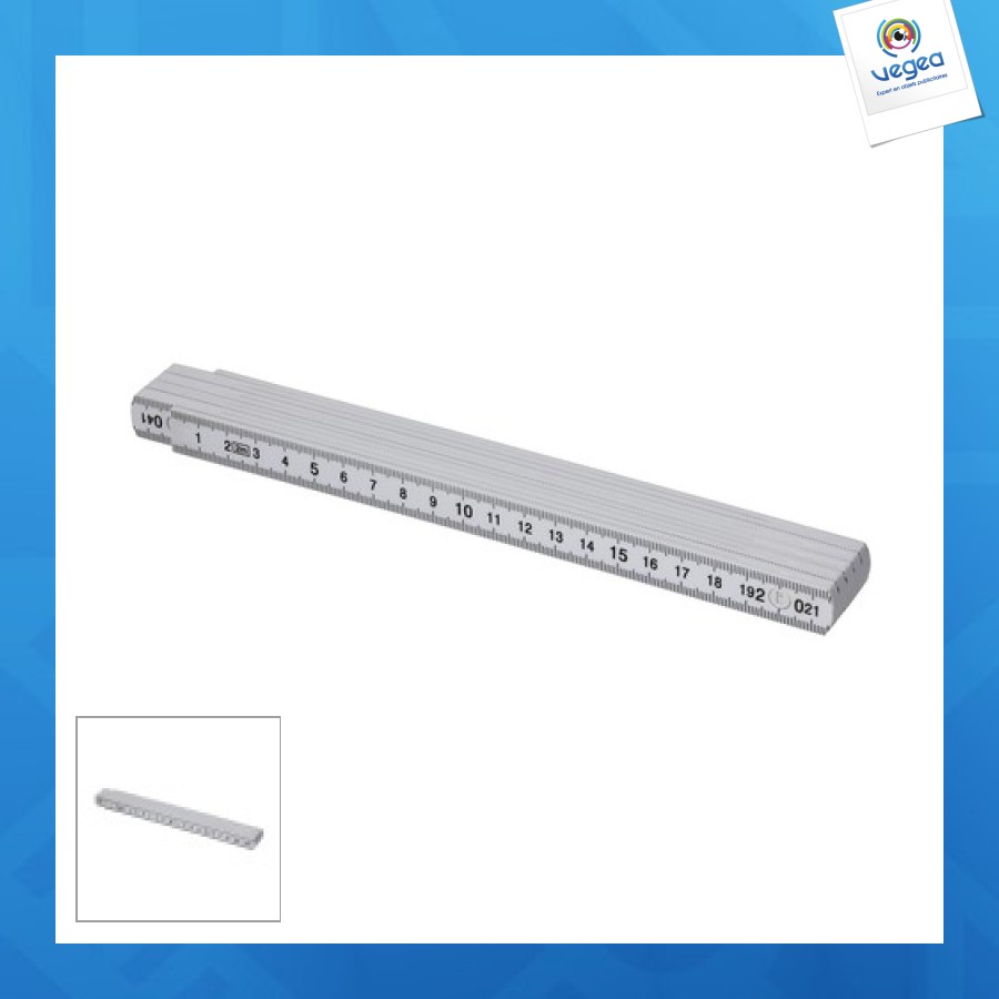 Folding tape measure ?dimension? 2 m