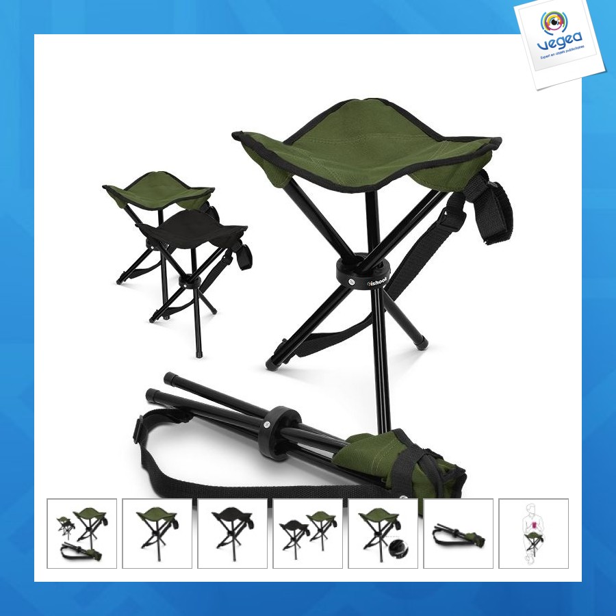 Folding tripod stool 