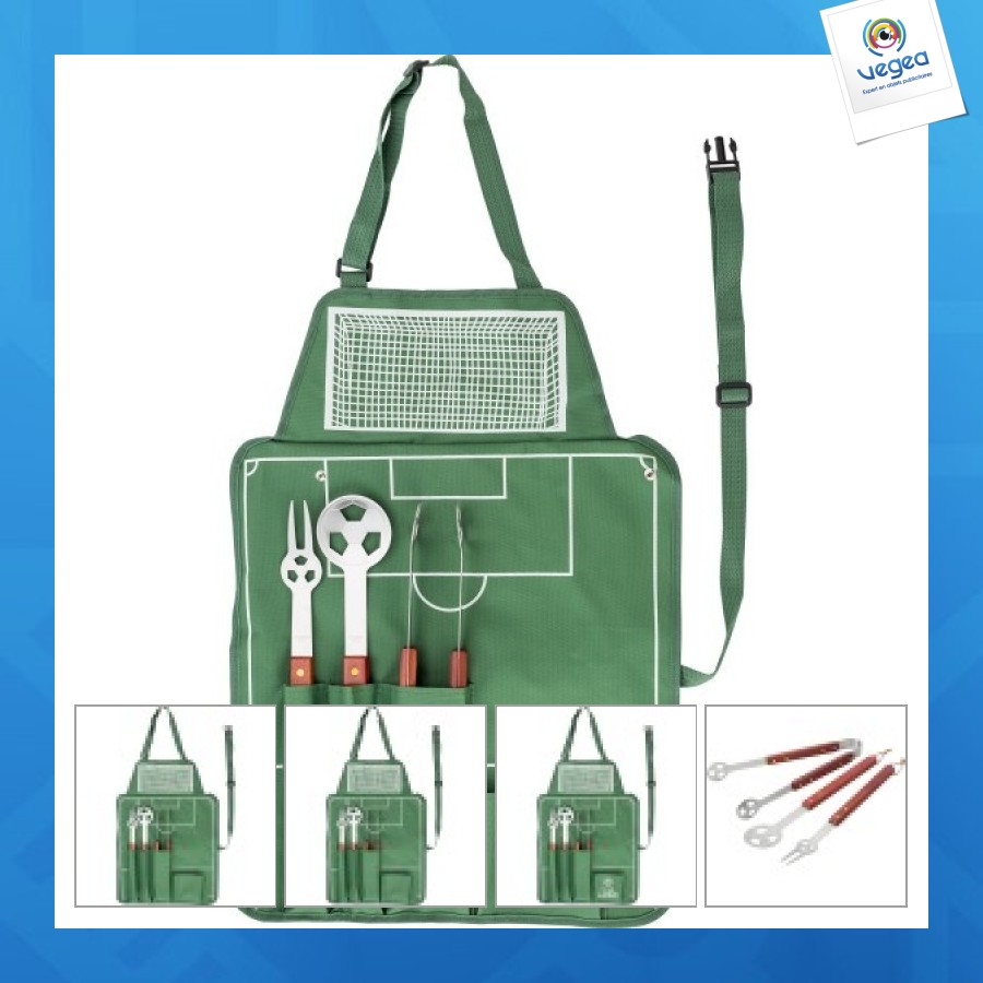 Football' barbecue apron
