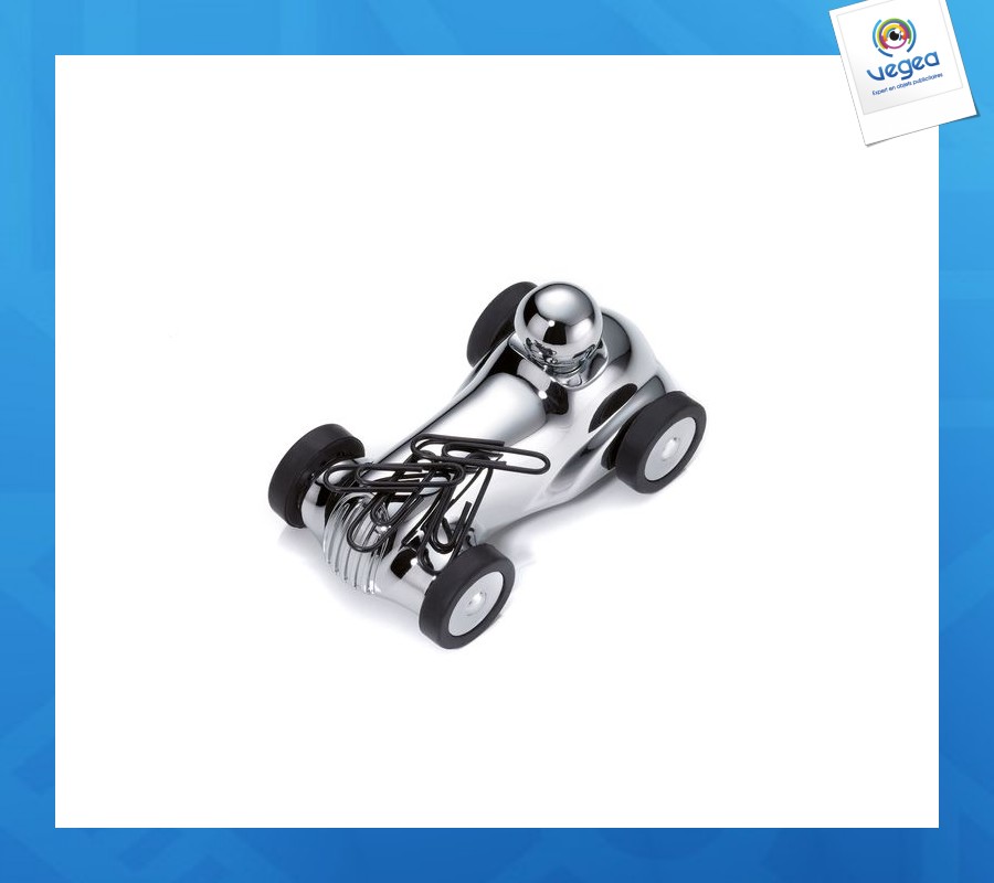 Formula 1 paper clip dispenser