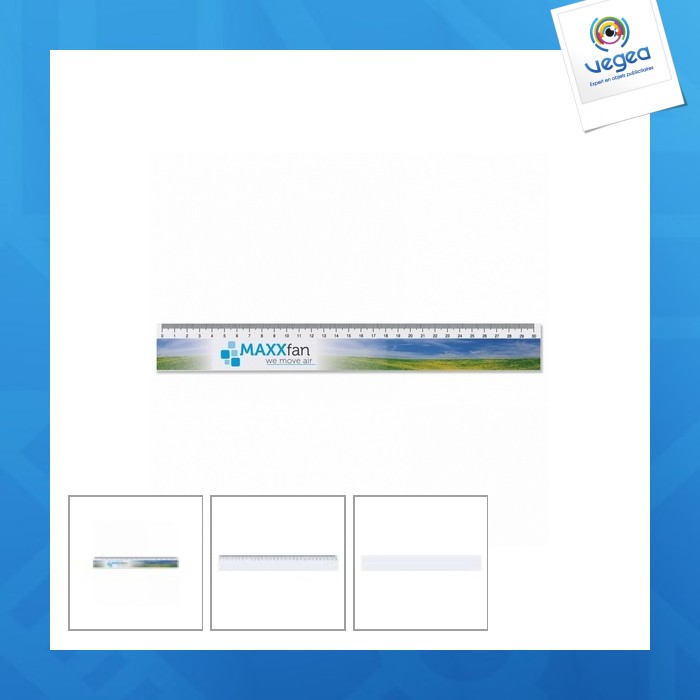 Four-colour ruler 30cm