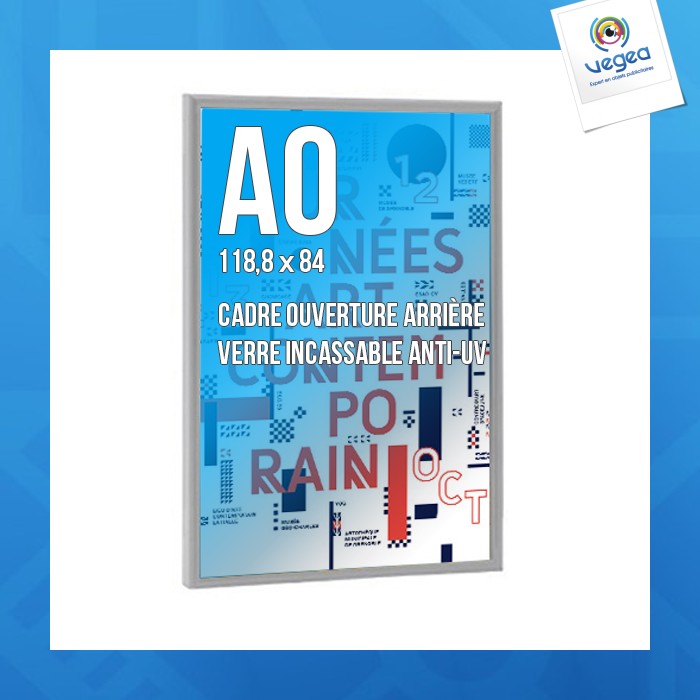 Frame deco a0 colour alu anodised