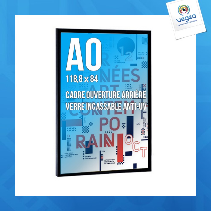 Frame deco a0 colour black