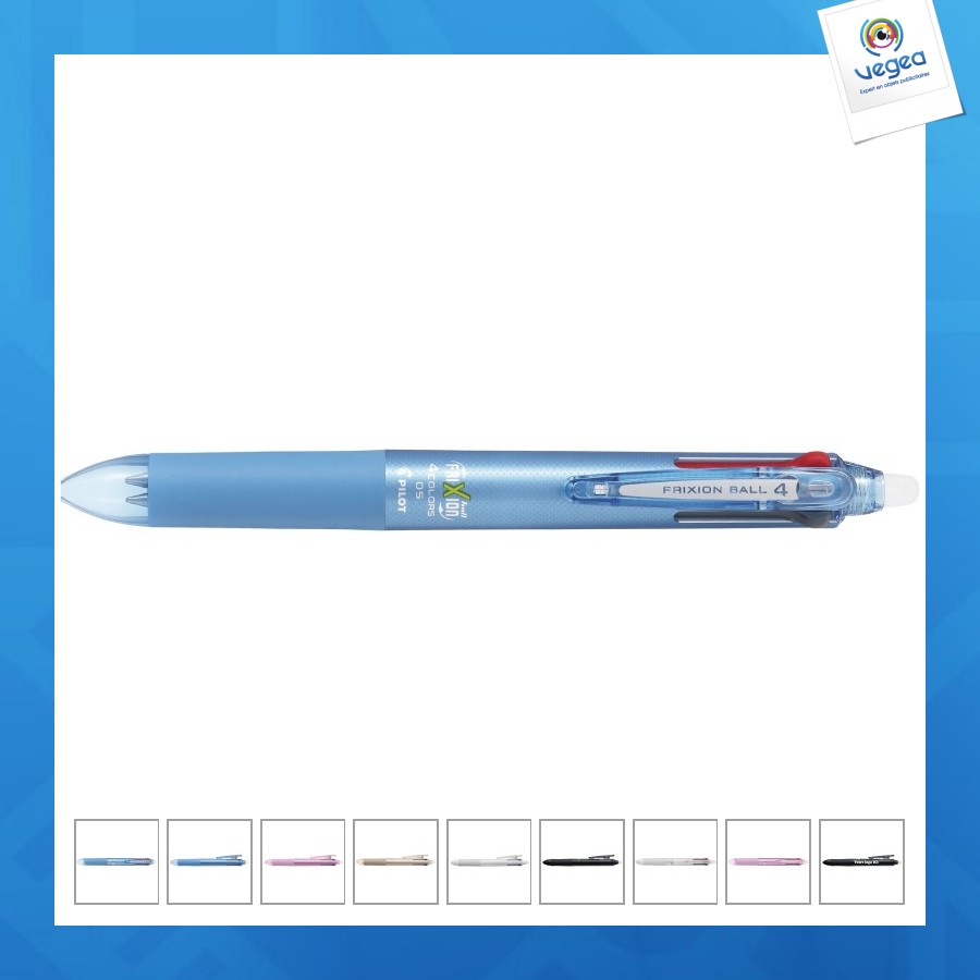 Frixion ball 4 colors - fine point gel ink roller pen 