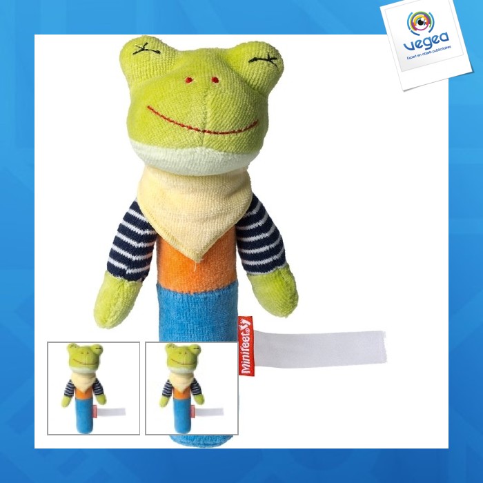 Frog plush.