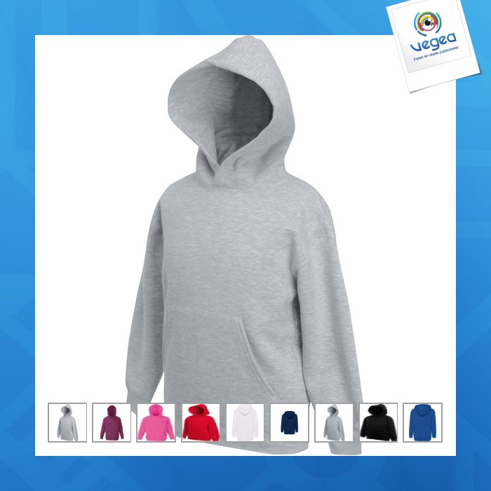 Fruit of the loom children's hooded sweatshirt