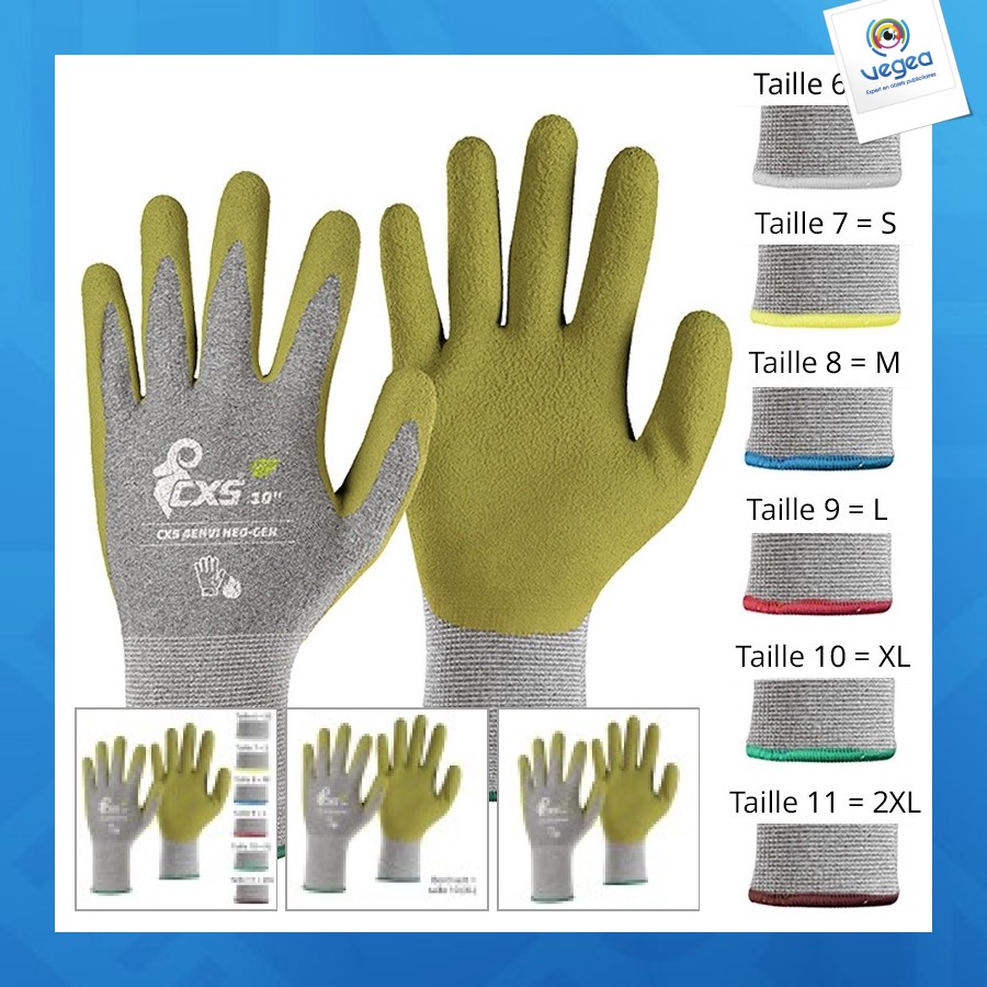 Gants de travail recyclés cxs