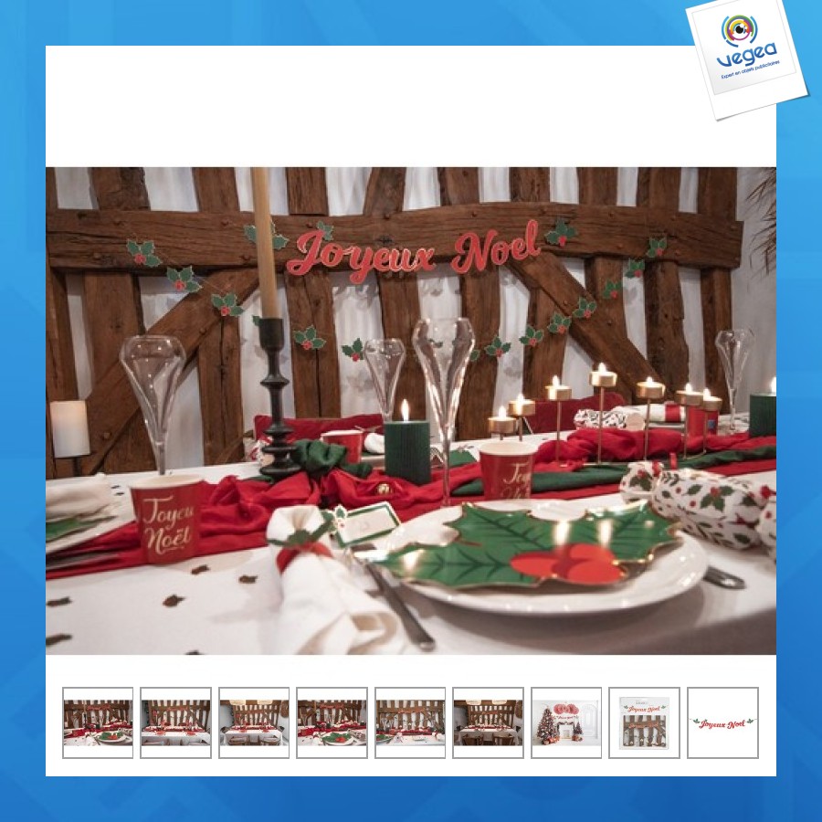 Garland letters merry christmas