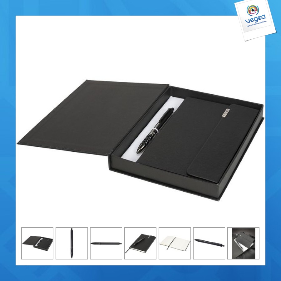 Gift box with notebook