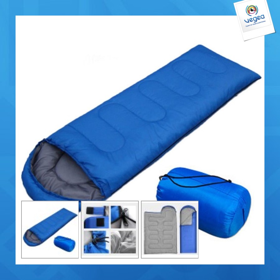 Gigoteuse de voyage bleu light mummy couverture 2w