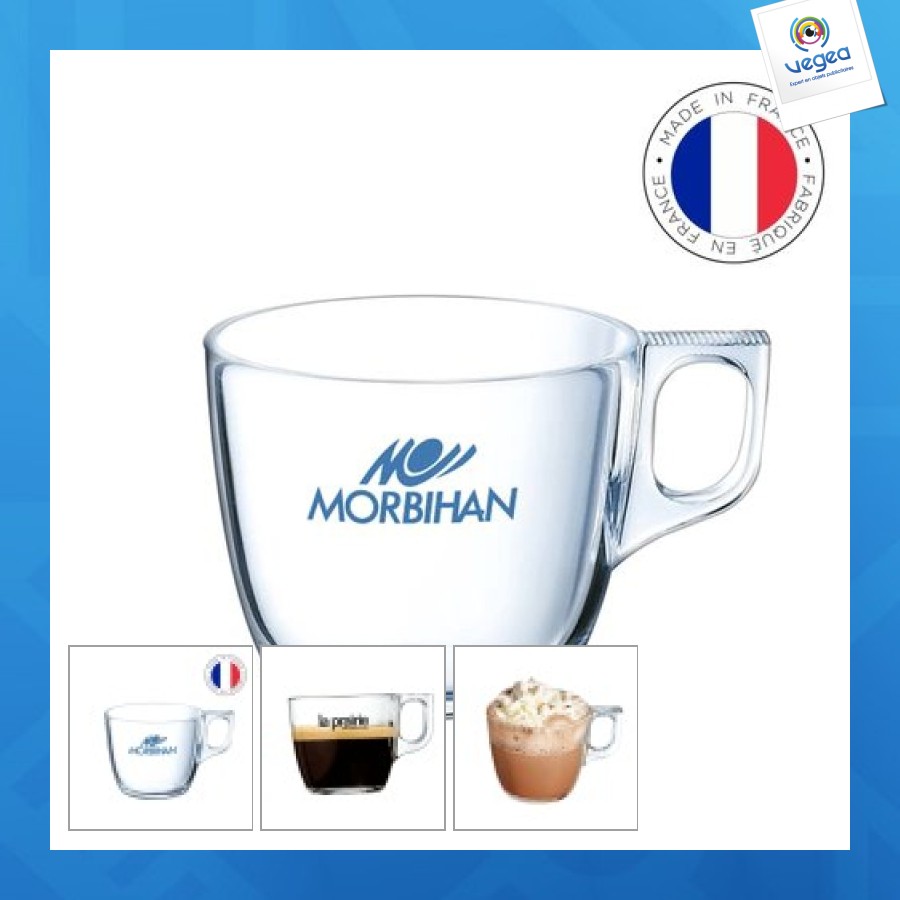 Glass cappuccino cup 21cl