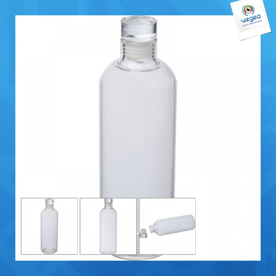 Glass drinking bottle, 750 ml