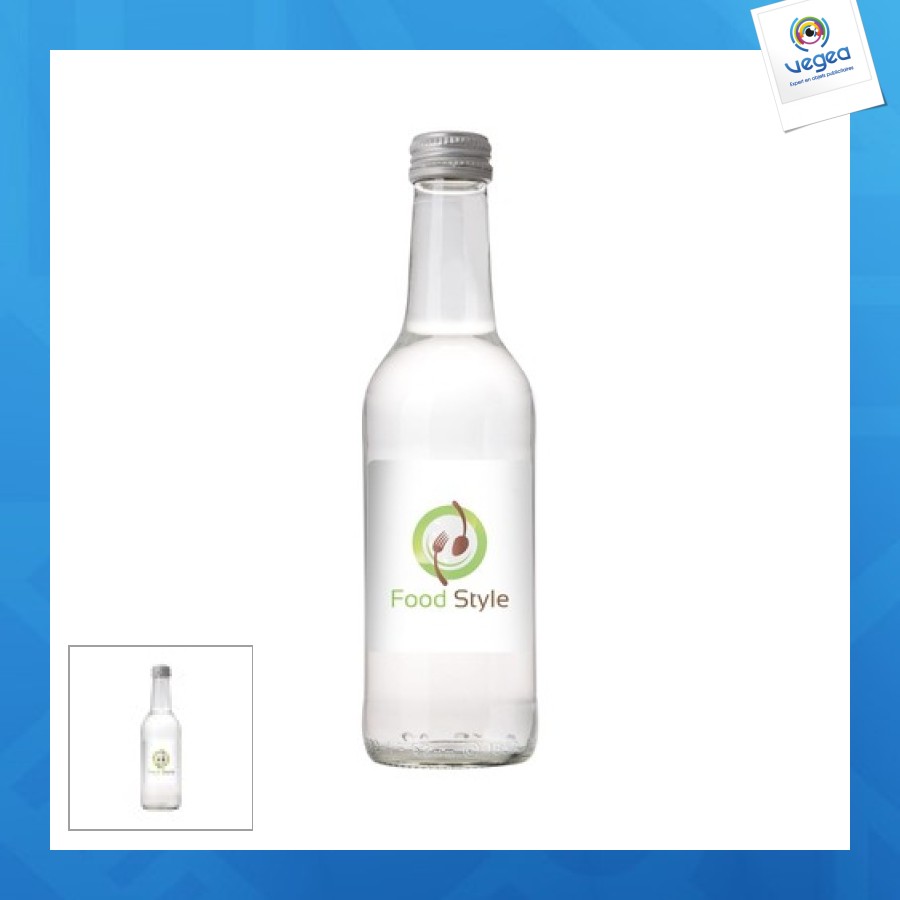Glass water bottle - 33cl