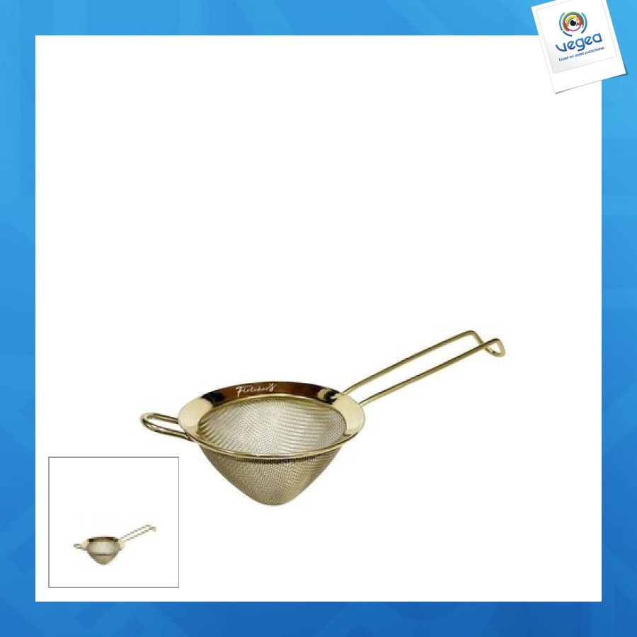 Gold fine mesh strainer 