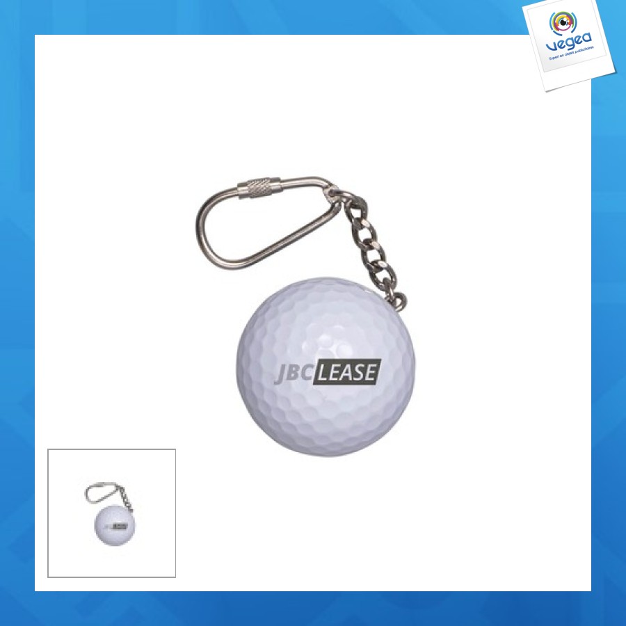 Golf ball key chain