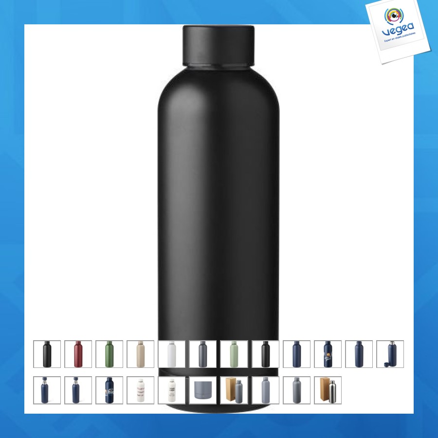Gourde en acier inoxydable recyclé isaih