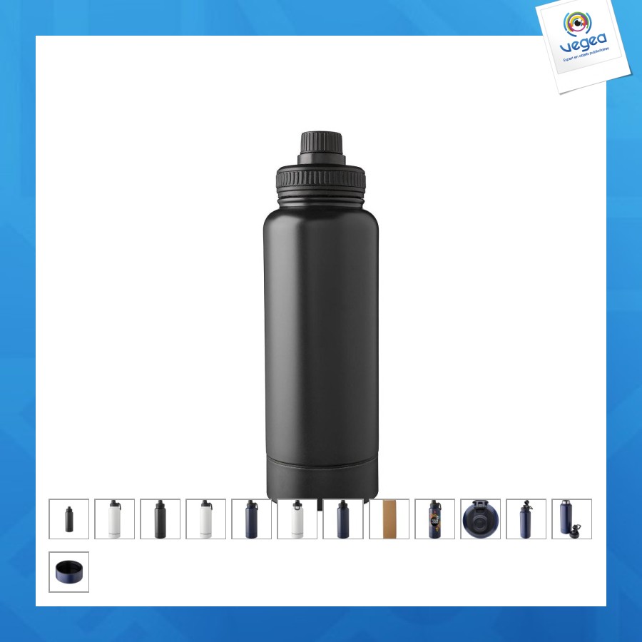 Gourde isotherme de 1 000 ml en acier inoxydable nathaniel