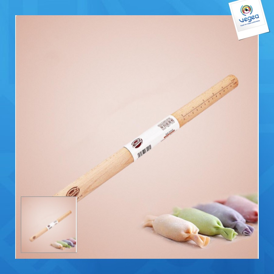 Graduated rolling pin 