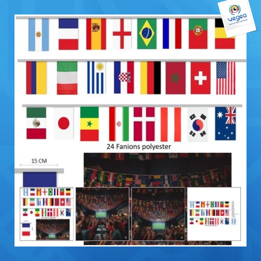 Guirlande 8m best football team